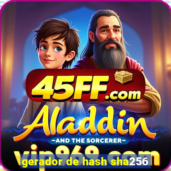 gerador de hash sha256